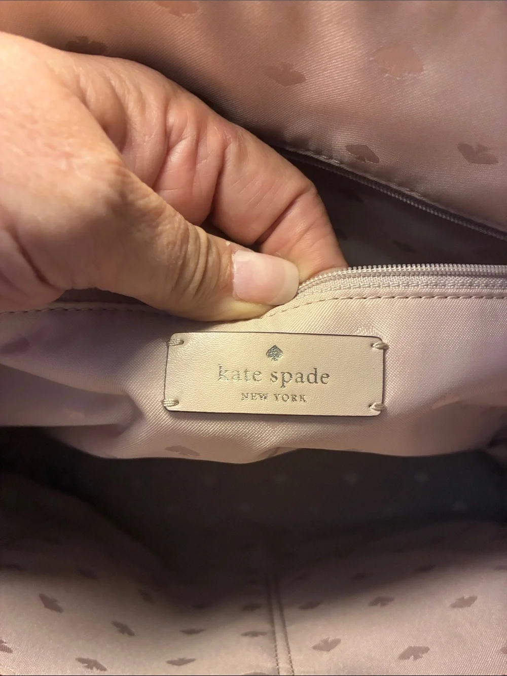 kate spade Blush Pink Leather Tote with Tassel‎